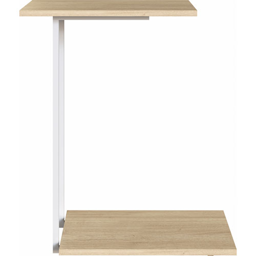 Foto de Mesa lateral Alterego Eli Keo roble/blanco 