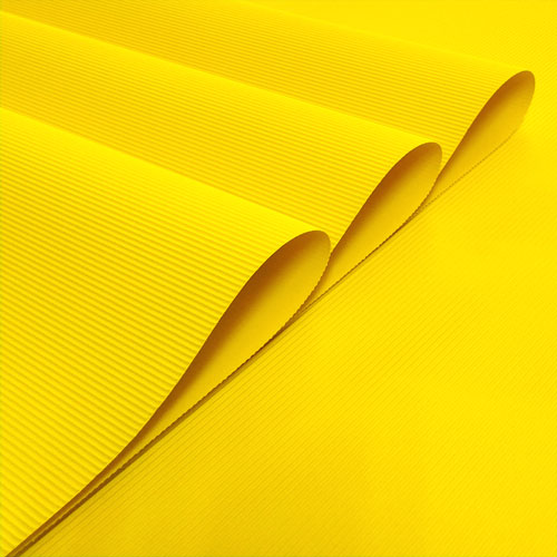Foto de Microcorrugado Rayter Amarillo Canario 50X70 CM de 160 G 