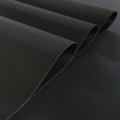 Foto de Microcorrugado Rayter Negro 50X70 CM de 160 G 