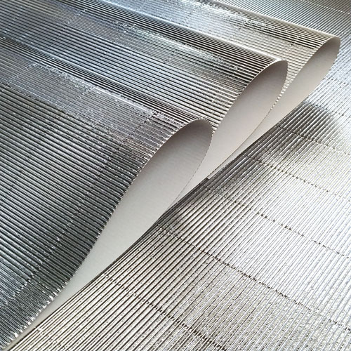 Foto de Microcorrugado Rayter Plata Metálico 50X70 CM 276 G 