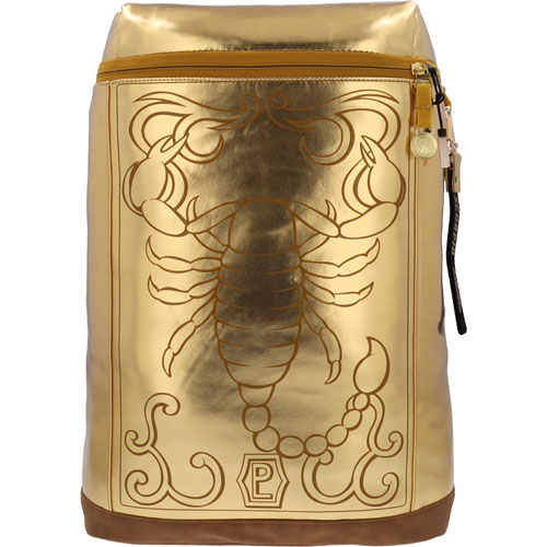 Foto de Mochila Escolar Caballeros Del Zodiaco Escorpio Dorado Yadatex 