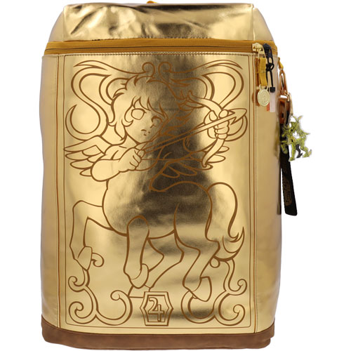 Foto de Mochila Escolar Caballeros Del Zodiaco Sagitario Dorado Yadatex 