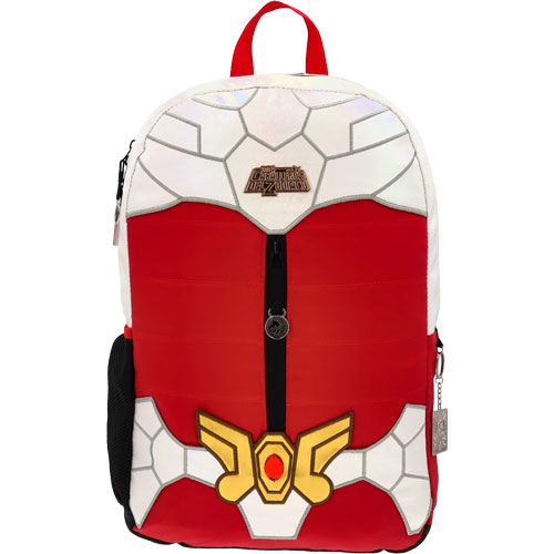 Foto de Mochila Escolar Caballeros Del Zodiaco Seiya Rojo Yadatex 
