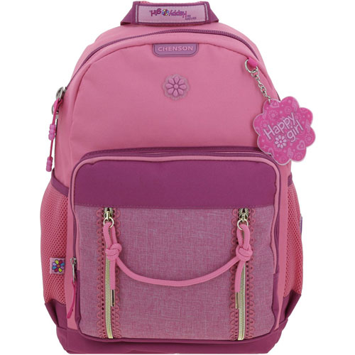 Foto de Mochila Escolar Chenson Happy Girl Diam Rosa 
