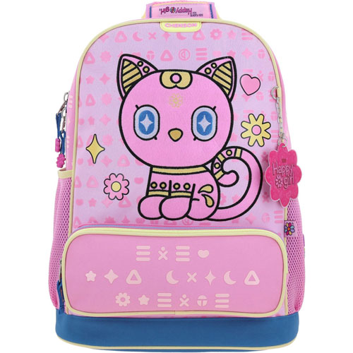 Foto de Mochila Escolar Chenson Happy Girl Gato Rosa 