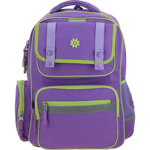 Foto de Mochila Escolar Chenson Happy Girl Lila/Verde 