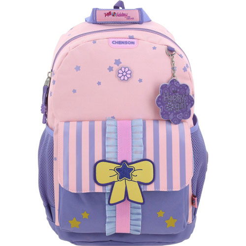 Foto de Mochila Escolar Chenson Happy Girl Moño Rosa 