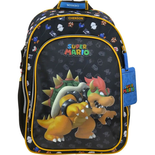 Foto de Mochila Escolar Chenson Mario Bros Booser Negro 