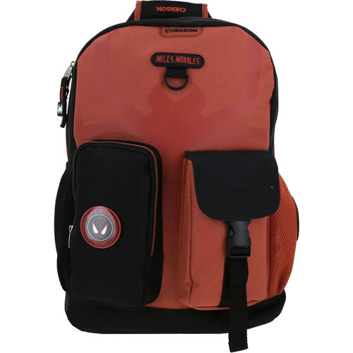 Foto de Mochila Escolar Chenson Miles Morales Rojo/Negro 