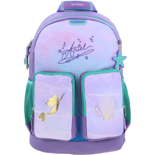 Foto de Mochila Escolar Chenson Princesas Ariel Lila 