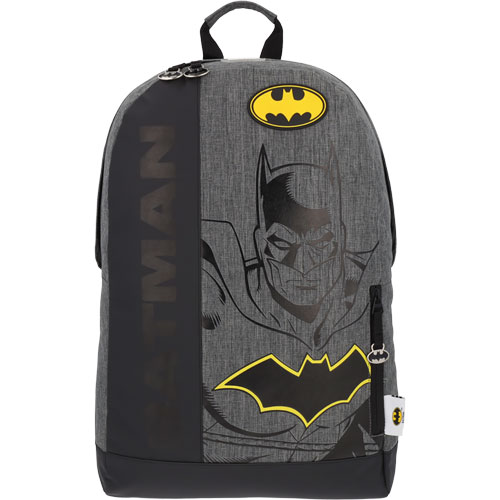 Foto de Mochila Escolar Dc Comics Batman Gris Yadatex 