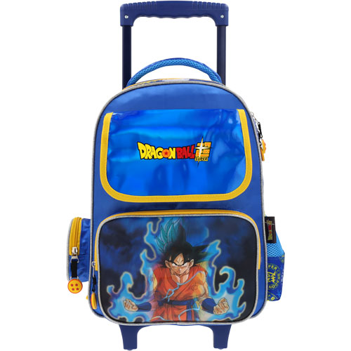 Foto de Mochila Escolar Dragon Ball Super Azul Con Ruedas Yadatex 