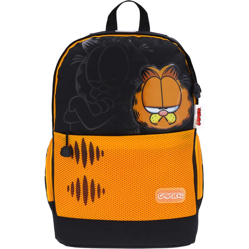 Foto de Mochila Escolar Garfield Negro/Naranja Yadatex 