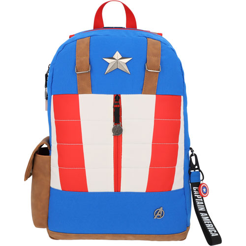 Foto de Mochila Escolar Marvel Capitan America Azul Yadatex 