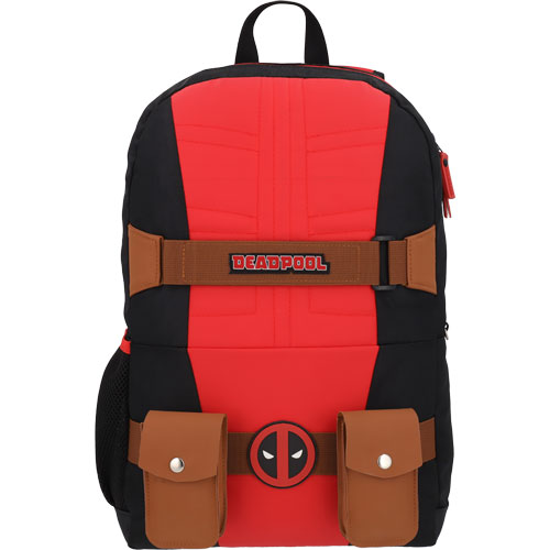 Foto de Mochila Escolar Marvel Deadpool Rojo Yadatex 
