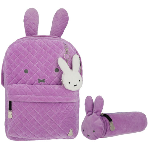 Foto de Mochila Escolar Miffy Set Con 2 Morado Yadatex 