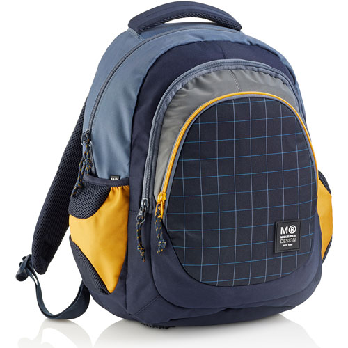 Foto de Mochila Escolar Mqr Berlin Rider Square Triple Negro 