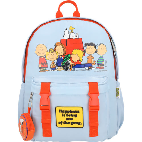 Foto de Mochila Escolar Peanuts Azul Yadatex 
