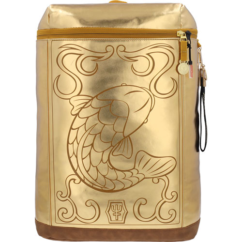 Foto de Mochila Escolar Piscis Caballeros Del Zodiaco Dorado Yadatex 