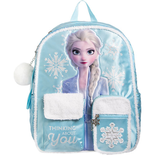 Foto de Mochila Escolar Ruz Frozen Copos Azul 