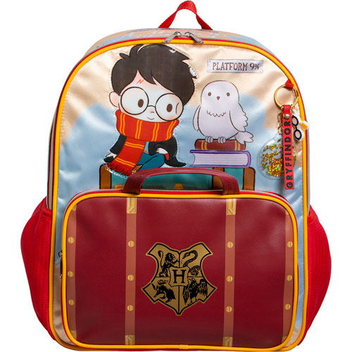 Foto de Mochila Escolar Ruz Harry Hedwig Rojo 