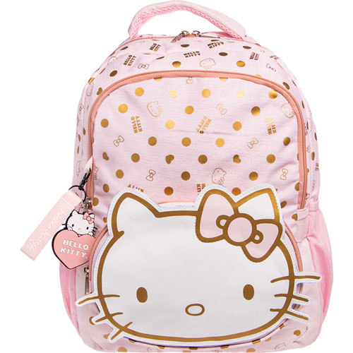 Foto de Mochila Escolar Ruz Kitty Lunares Rosa 