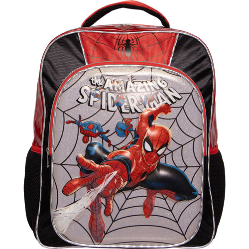 Foto de Mochila Escolar Ruz Spider Telaraña Negro 