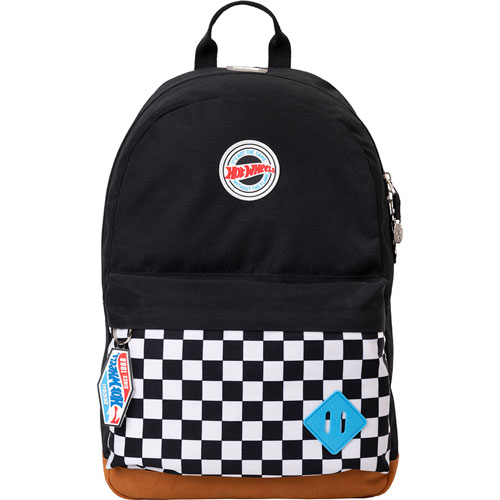 Foto de Mochila Escolar Yadatex Hws016 Hot Wheels Negro 
