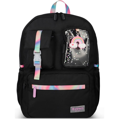 Foto de Mochila Juvenil Xtrem Cleveland 5Xt Negro/Multicolor 