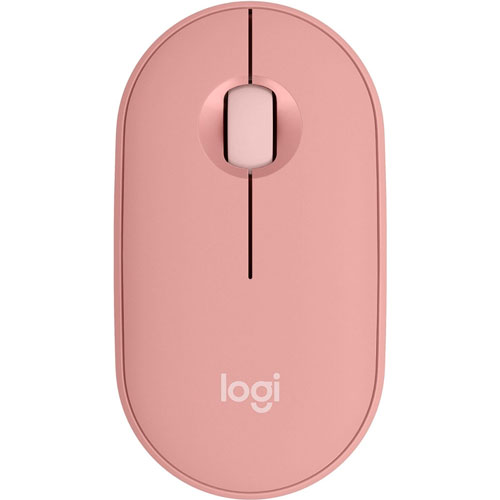 Foto de Mouse Logitech M350S Inalambrico Pebble rosa 