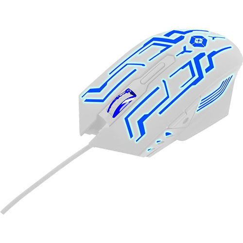 Foto de Mouse Vorted v-930587 gamer alambrico 6d blanco 