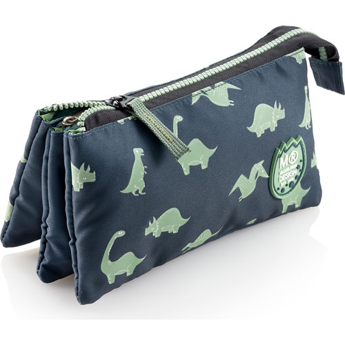 Foto de Estuche Miquelrius Dinoworld Triple Reciclado 