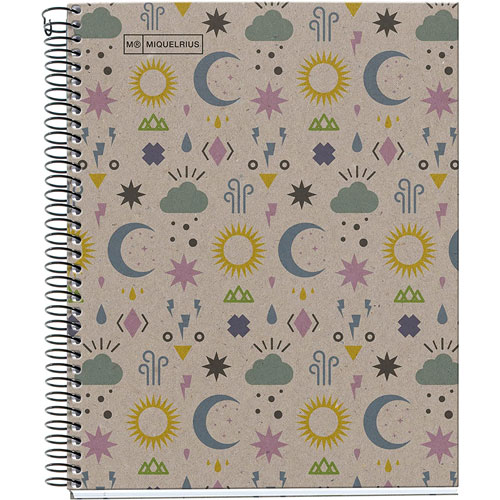 Foto de CUADERNO FORMA FRANCESA MIQUELRIUS ECO MYSTIC CUADRO CHICO 5MM 80 HOJAS 