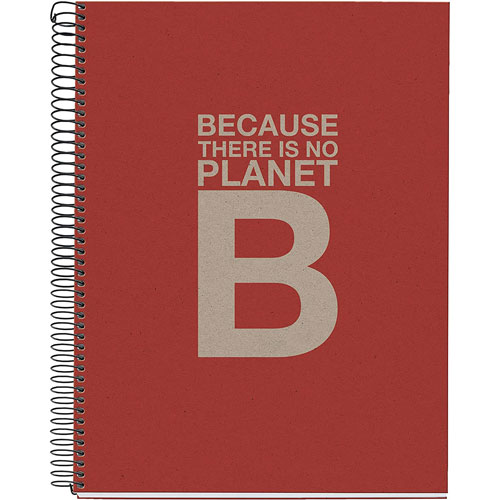 Foto de CUADERNO PROFESIONAL PASTA DURA MIQUELRIUS ECOALF ROJO CUADRO CHICO 5MM 120 HOJAS 