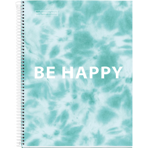 Foto de CUADERNO FORMA FRANCESA PASTA DURA MIQUELRIUS TIE DYE AZUL RAYA 120 HOJAS  