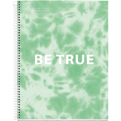 Foto de CUADERNO FORMA FRANCESA PASTA DURA MIQUELRIUS TIE DYE MENTA RAYA 120 HOJAS  