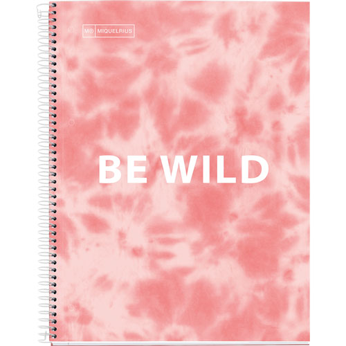 Foto de CUADERNO FORMA FRANCESA PASTA DURA MIQUELRIUS TIE DYE ROSA RAYA 120 HOJAS  