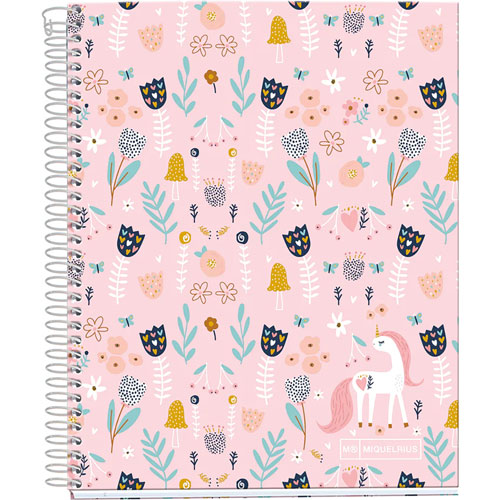 Foto de CUADERNO FORMA FRANCESA MIQUELRIUS UNICORN DB CUADRO CHICO 140 HOJAS 
