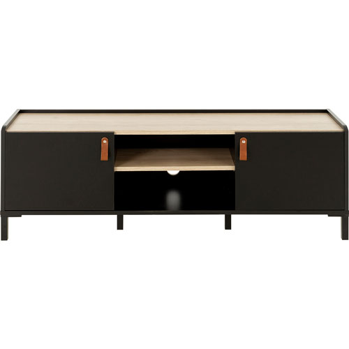 Foto de Mueble para tv Alterego Amsterdam Peter negro/roble 