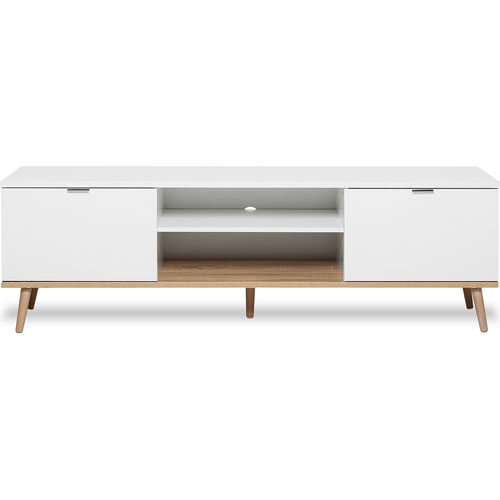 Foto de Mueble Para Tv Alterego Goteborg Rosenborg 2819 Blanco 