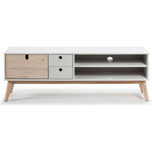 Foto de Mueble para Tv Alterego Kiara Aquila blanco/madera 