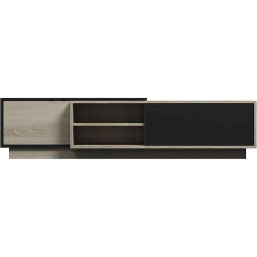 Foto de MUEBLE P/TV ALTEREGO SIGMA HOLI SIGMA-RTV-1C ROBLE/NEGRO 