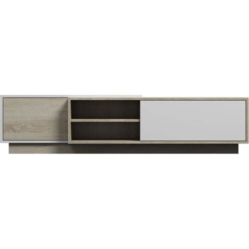 Foto de MUEBLE P/TV ALTEREGO SIGMA HOLI SIGMA-RTV-1D BLANCO/ROBLE 