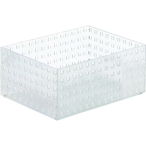 Foto de Organizador Multiusos Lkt Bricks 21x28x12.5cm Transparente Blanco 