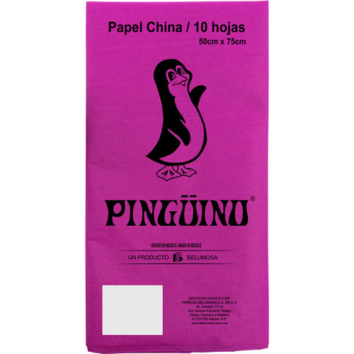 Foto de Papel China 50X75Cm 18 Gr Con 10 Pliegos Bugambilia 