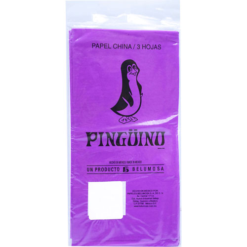 Foto de Papel China 50X75Cm 18 Gr Con 3 Pliegos Uva 
