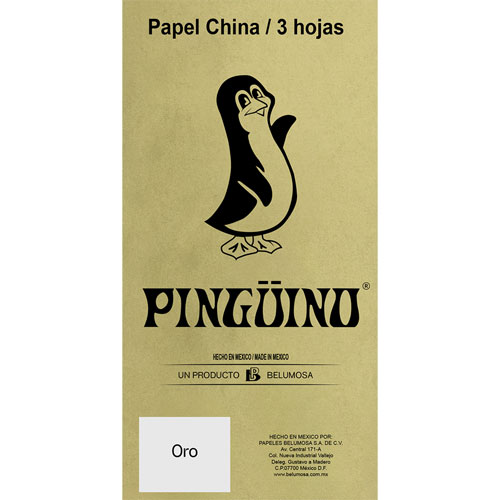 Foto de Papel China Con 3 Pliegos Metalico Oro 50X75Cm 18Gr 