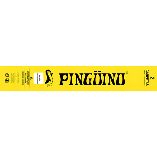 Foto de Papel Crepe Pinguino .50X2M Con 2 Pliegos Fosforescente Amarillo 