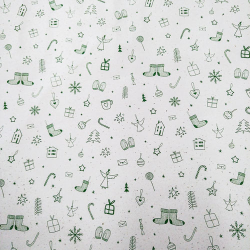 Foto de Papel Fantasia Navideño Wa 70 Cm X 10 M Angelina Green 