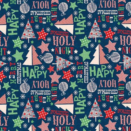 Foto de Papel Navideño Gostech 50x70cm Holly Night 